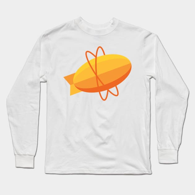 Zeplein Logo - Airship Long Sleeve T-Shirt by hipstuff